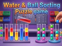 Spel Water & Ball Sorting Puzzle game online
