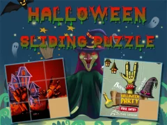 Spel Halloween Sliding Puzzle online