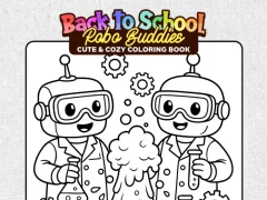 Spel Back to School: Robot Coloring Book online