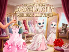 Spel Talking Tom Angela City Wedding Boutique online