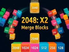 Spel 2048 X2 Merge Blocks online