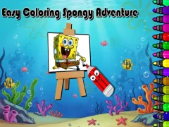 Spel Easy Coloring Spongy Adventure online