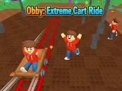Spel Obby: Extreme Cart Ride online