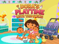 Spel Dora the Explorer Dora's Playtime with the Twins online