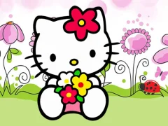 Spel Hello Kitty Jigsaw online