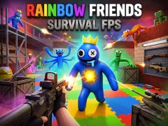 Spel Rainbow Friends Survival FPS online