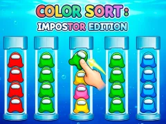 Spel Color Sort: Impostor Edition online