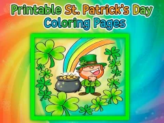 Spel Printable St Patricks Day Coloring Pages online