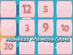 Spel Memory Game With Numbers online