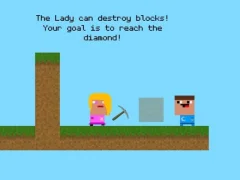 Spel Lady And Nubik Build And Dig online