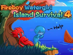 Spel Fireboy Watergirl Island Survival 4 online