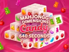 Spel Mahjongg Dimensions Candy 640 seconds online