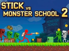 Spel Stick vs Monster School 2 online