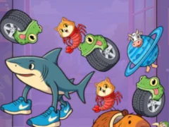 Spel Brainrot Merge Drop Puzzles online