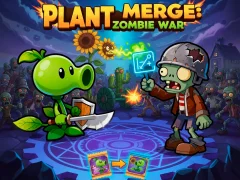 Spel Plant Merge: Zombie War online