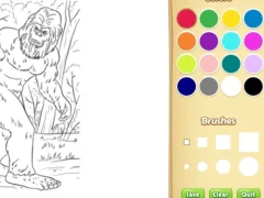Spel Bigfoot Coloring Book online
