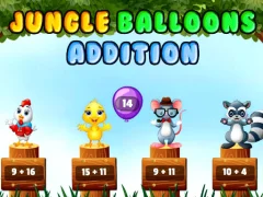 Spel Jungle Balloons Addition online