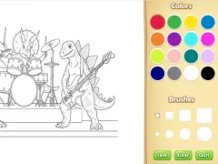 Spel Dinosaur Coloring Book For Kids online