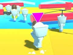 Spel Fall Boys Skibidi Toilet online