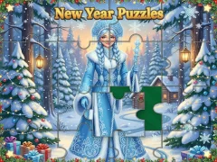 Spel New Year Puzzles online