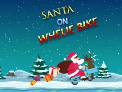 Spel Santa On Wheelie Bike online