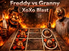 Spel Freddy vs Granny XoXo Blast online