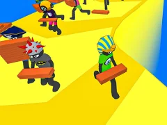 Spel Stickman Planks Fall online
