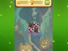 Spel Halloween Witch Memory Match online