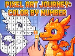 Spel Draw picture by numbers Pixel Art online