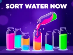 Spel Sort Water Now online
