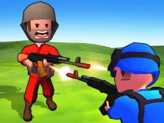 Spel Little Commander. Red vs Blue online