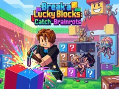 Spel Break a Lucky Blocks: Catch Brainrots online