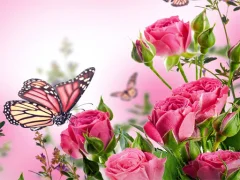 Spel Butterflies Puzzle online