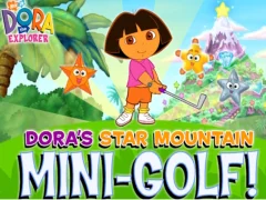 Spel Dora The explorer Dora's Star Mountain Mini-Golf online