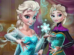 Spel Elsa Secret Transform online