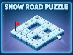Spel Snow Road Puzzle online