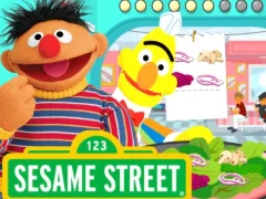 Spel 123 Sesame Street: Super Salad Diner online