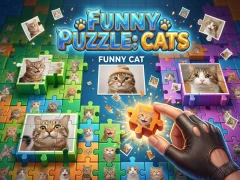 Spel Funny Puzzle: Cats online