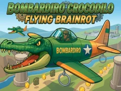 Spel Bombardiro Crocodilo Flying Brainrot online
