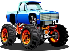 Spel Monster Truck Puzzle online