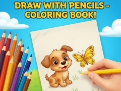 Spel Draw with Pencils — Coloring Book! online