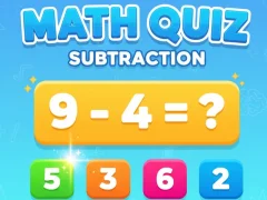Spel Math Quiz - Subtraction online