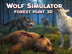 Spel Wolf Simulator Forest Hunt 3D online