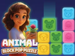 Spel Animal Block Pop Puzzle online