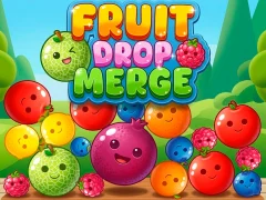 Spel Fruit Drop Merge online
