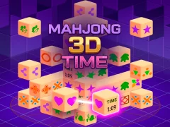 Spel Mahjong 3D Time online