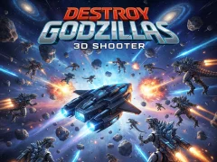 Spel Destroy Godzillas: 3D Shooter online