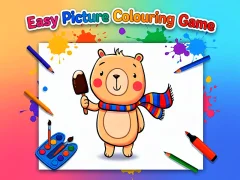 Spel Easy Picture Colouring Game online