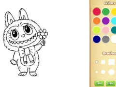 Spel Labubu Doll Coloring Book for Kids online