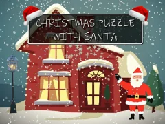Spel Christmas Puzzle With Santa online